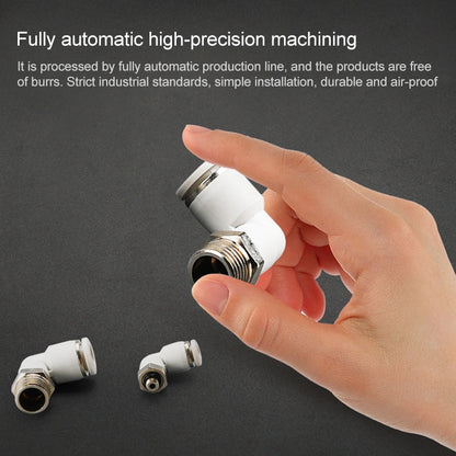 PL8-03 LAIZE 2pcs PL Elbow Pneumatic Quick Fitting Connector
