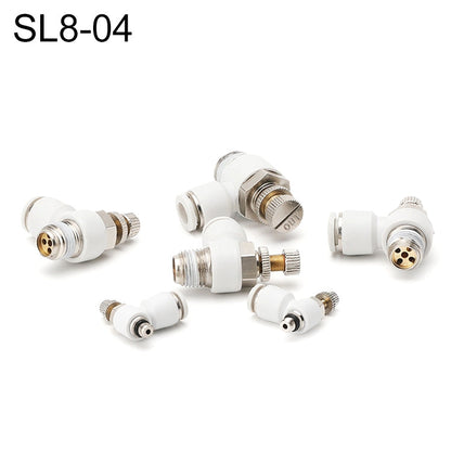 SL8-04 LAIZE SL Throttle Valve Elbow Pneumatic Quick Connector