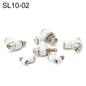 SL10-02 Raccord rapide pneumatique coudé de régulation de débit SL