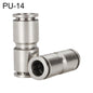 PU-14 LAIZE Nickel Plated Copper Straight Pneumatic Quick Fitting Connector