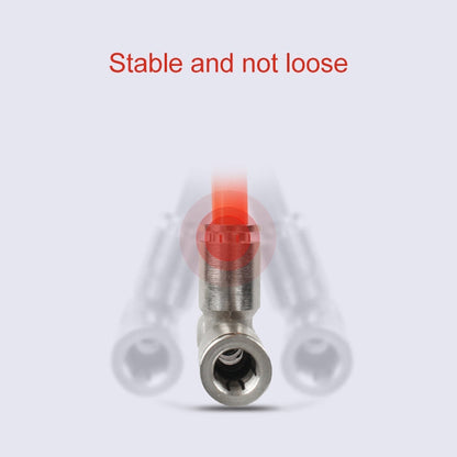 PE-10 LAIZE Nickel Plated Copper Tee Pneumatic Quick Fitting Connector