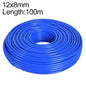 Tuyau pneumatique en polyuréthane souple haute pression LAIZE, Spécification: 12x8mm, 100m
