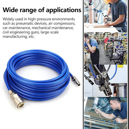LAIZE High Pressure Flexible Polyurethane Pneumatic Tubing with Connector, Specification:8x5mm, 30m
