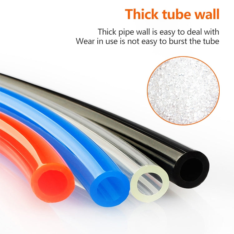 LAIZE Pneumatic Compressor Air Flexible PU Tube, Specification:6x4mm, 180m(Red)