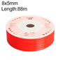 Tuyau flexible pneumatique en PU pour compresseur d'air LAIZE, spécifications : 8x5mm, 88m (rouge)