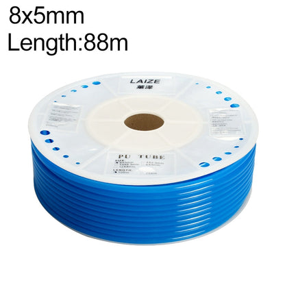 LAIZE Pneumatic Compressor Air Flexible PU Tube, Specification:8x5mm, 88m(Blue)