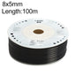 LAIZE Pneumatic Compressor Air Flexible PU Tube, Specification:8x5mm, 100m(Black)
