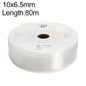 LAIZE Pneumatic Compressor Air Flexible PU Tube, Specification:10x6.5mm, 80m(Transparent)