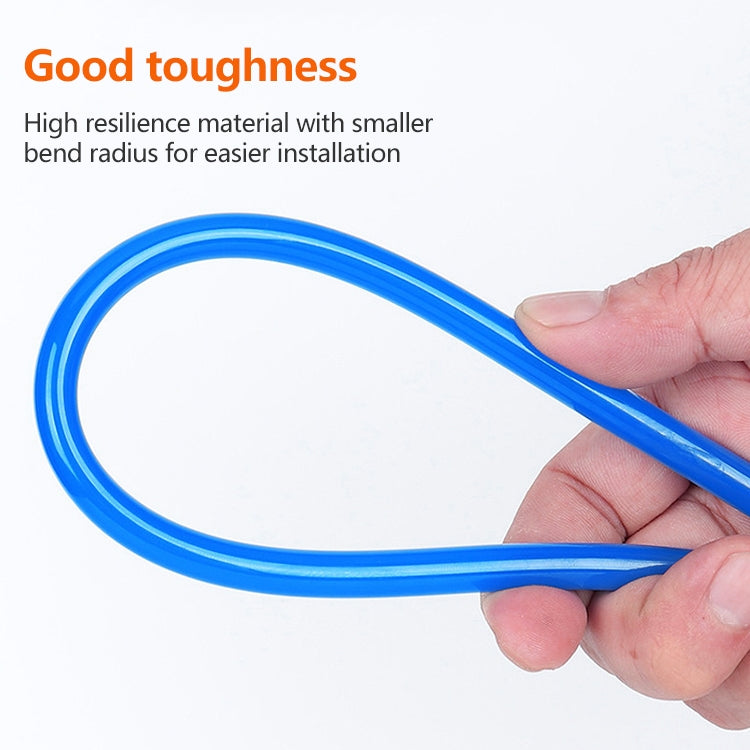 LAIZE Pneumatic Compressor Air Flexible PU Tube, Specification:12x8mm, 100m(Transparent)