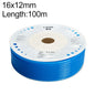 LAIZE Pneumatic Compressor Air Flexible PU Tube, Specification:16x12mm, 100m(Blue)