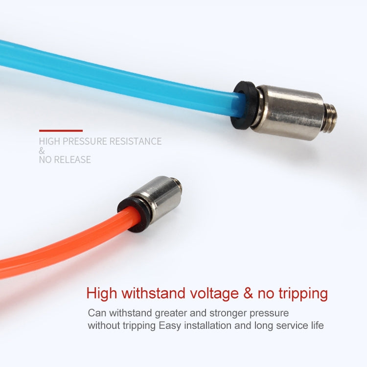 PL6-M5C LAIZE 2pcs Nickel Plated Copper Mini Pneumatic Quick Connector