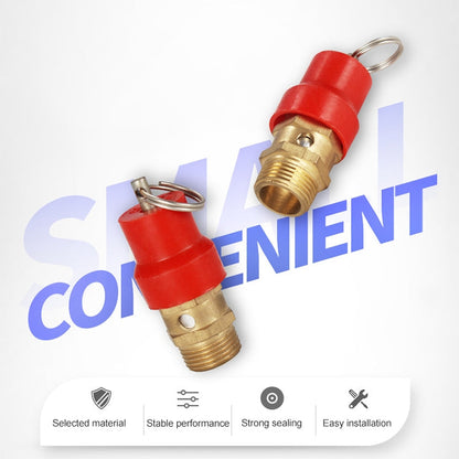 LAIZE Spring Type Safety Valve Pull Ring Exhaust Valve, Nominal Diameter:8mm