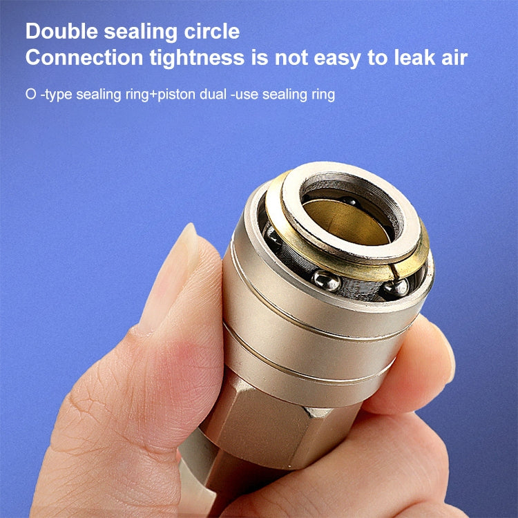 LAIZE PF-20 10pcs C-type Self-lock Pneumatic Quick Fitting Connector