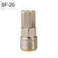 LAIZE SF-20 10pcs C-type Self-lock Pneumatic Quick Fitting Connector