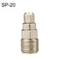 LAIZE SP-20 10pcs C-type Self-lock Pneumatic Quick Fitting Connector