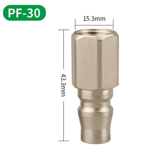 LAIZE PF-30 10pcs C-type Self-lock Pneumatic Quick Fitting Connector