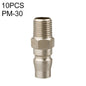 LAIZE PM-30 10pcs C-type Self-lock Pneumatic Quick Fitting Connector