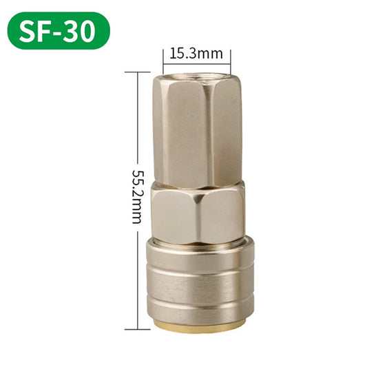 LAIZE SF-30 10pcs C-type Self-lock Pneumatic Quick Fitting Connector