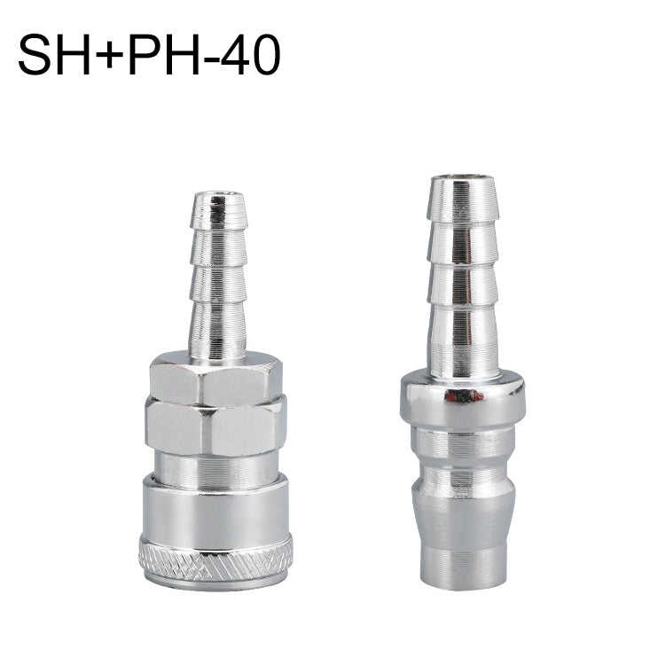 LAIZE SH+PH-40 10pcs Raccord rapide pneumatique autobloquant de type C pour tube à air