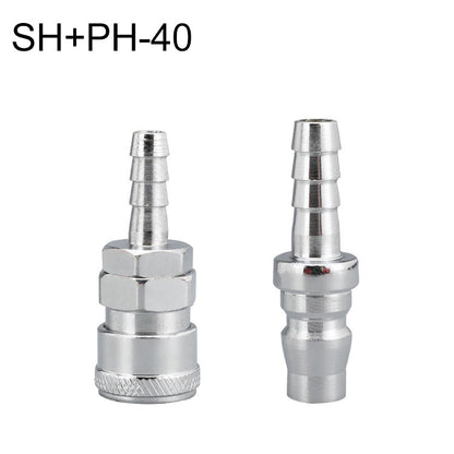 LAIZE SH+PH-40 10pcs Raccord rapide pneumatique autobloquant de type C pour tube à air