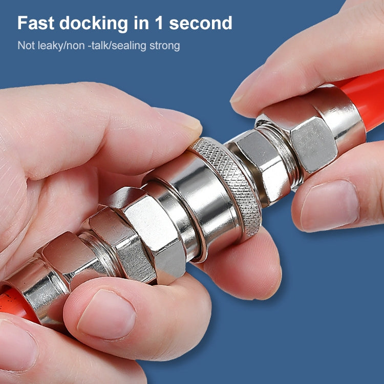 LAIZE SP+PP-20 10pcs C-type Self-lock Air Tube Pneumatic Quick Fitting Connector