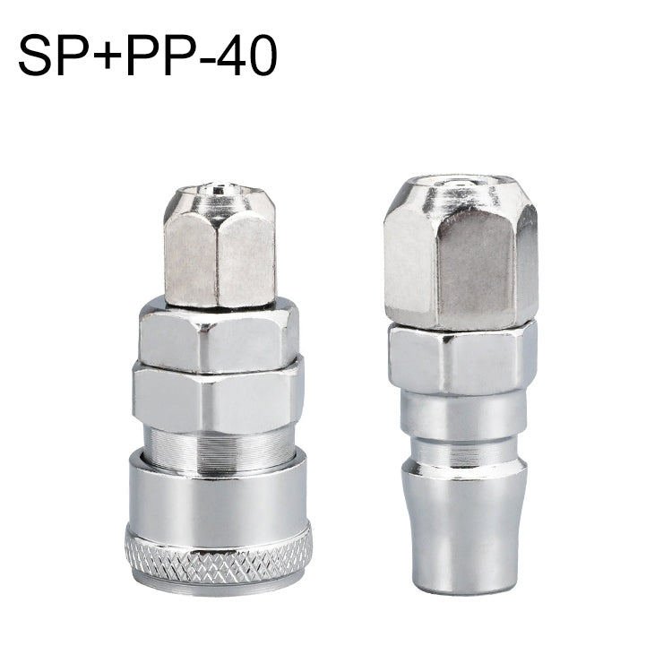 RACCORD PNEUMATIQUE RAPIDE LAIZE SP+PP-40 10pcs, TUBE À AIR À VERROUILLAGE AUTOMATIQUE DE TYPE C