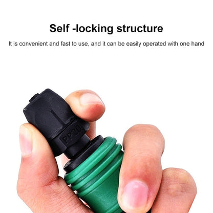 LAIZE SH+PH-40 10pcs Plastic Steel C-type Self-lock Pneumatic Components