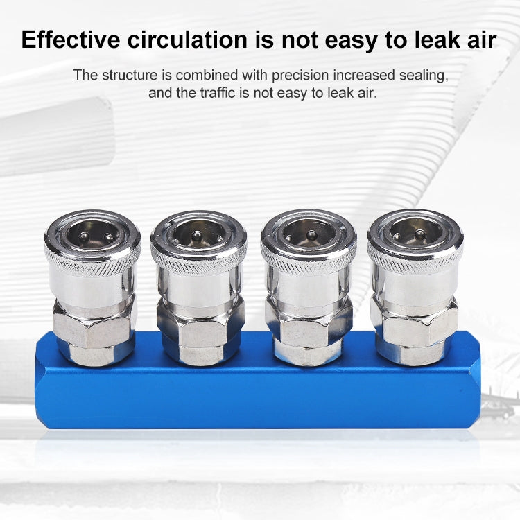 LAIZE 4-way C-type Self-lock Pneumatic Components