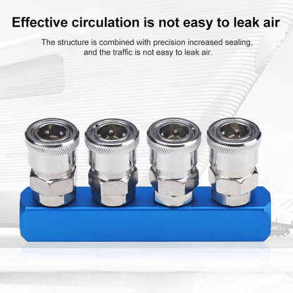 LAIZE 4-way C-type Self-lock Pneumatic Components