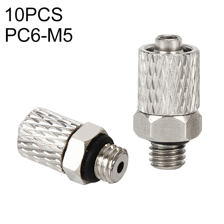 PC6-M5 LAIZE 10 pcs connecteur rapide micro-trachée