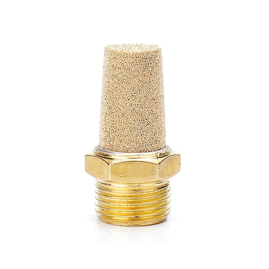 LAIZE Half Copper Long Pneumatic Muffler, Caliber:3 Point