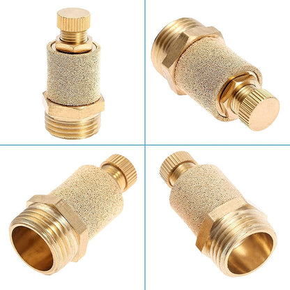 LAIZE Throttling Pneumatic Muffler, Caliber:2 Point