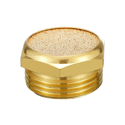 LAIZE All Copper Flat Pneumatic Muffler, Caliber:1 Inch