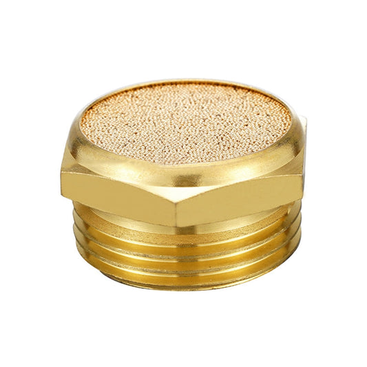 LAIZE All Copper Flat Pneumatic Muffler, Caliber:1 Inch