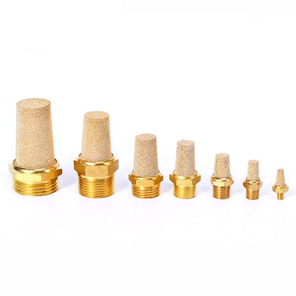 LAIZE Full Copper Long Pneumatic Muffler, Caliber:M5