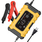 FOXSUR 6A 12V Motorcycle / Car Smart Battery Charger, Plug Type:UK Plug(Yellow)