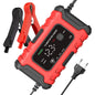 FOXSUR 6A 12V Motorcycle / Car Smart Battery Charger, Plug Type:EU Plug(Red)