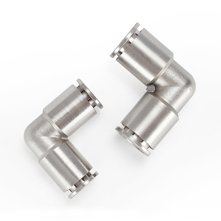 PV-14 LAIZE Nickel Plated Copper Elbow Pneumatic Quick Connector