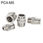PC4-M5 LAIZE Nickel Plated Copper Male Thread Straight Pneumatic Quick Connector