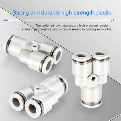 PW10-6 LAIZE PW Y-type Tee Reducing Pneumatic Quick Fitting Connector