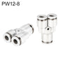 PW12-8 LAIZE PW Y-type Tee Reducing Pneumatic Quick Fitting Connector