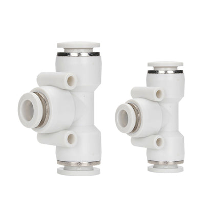 PEG10-8 LAIZE 2pcs PW T-type Tee Reducing Pneumatic Quick Fitting Connector