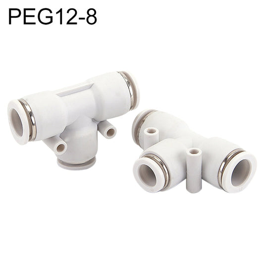 PEG12-8 LAIZE PW T-type Tee Reducing Pneumatic Quick Fitting Connector
