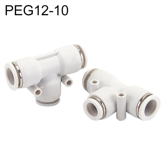PEG12-10 LAIZE PW T-type Tee Reducing Pneumatic Quick Fitting Connector