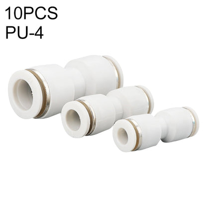 PU-4 LAIZE 10 pcs Raccord rapide pneumatique droit en PU
