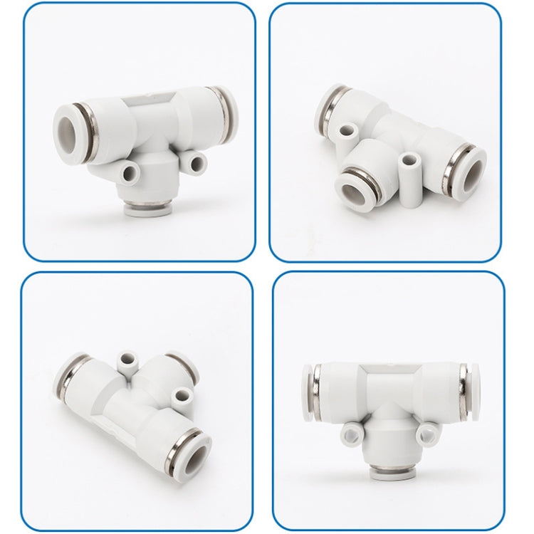 PE-16 LAIZE PE T-type Tee Pneumatic Quick Fitting Connector