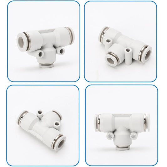 PE-16 LAIZE PE T-type Tee Pneumatic Quick Fitting Connector