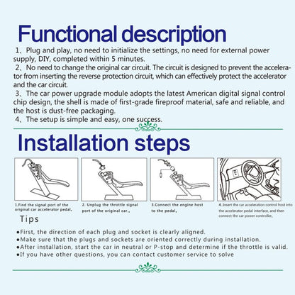 For Nissan X-trail 2006-2007 TROS MB Series Car Potent Booster Electronic Throttle Controller