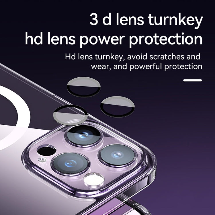 For iPhone 14 SULADA Jingpin Series All-inclusive Lens Electroplated TPU Phone Case(Transparent)