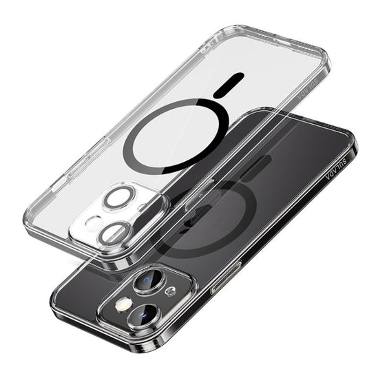 Pour iPhone 14 Plus SULADA Jingpin Series Coque de téléphone en TPU électrolytique tout compris (noir)